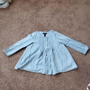 GapKids denim button down tunic